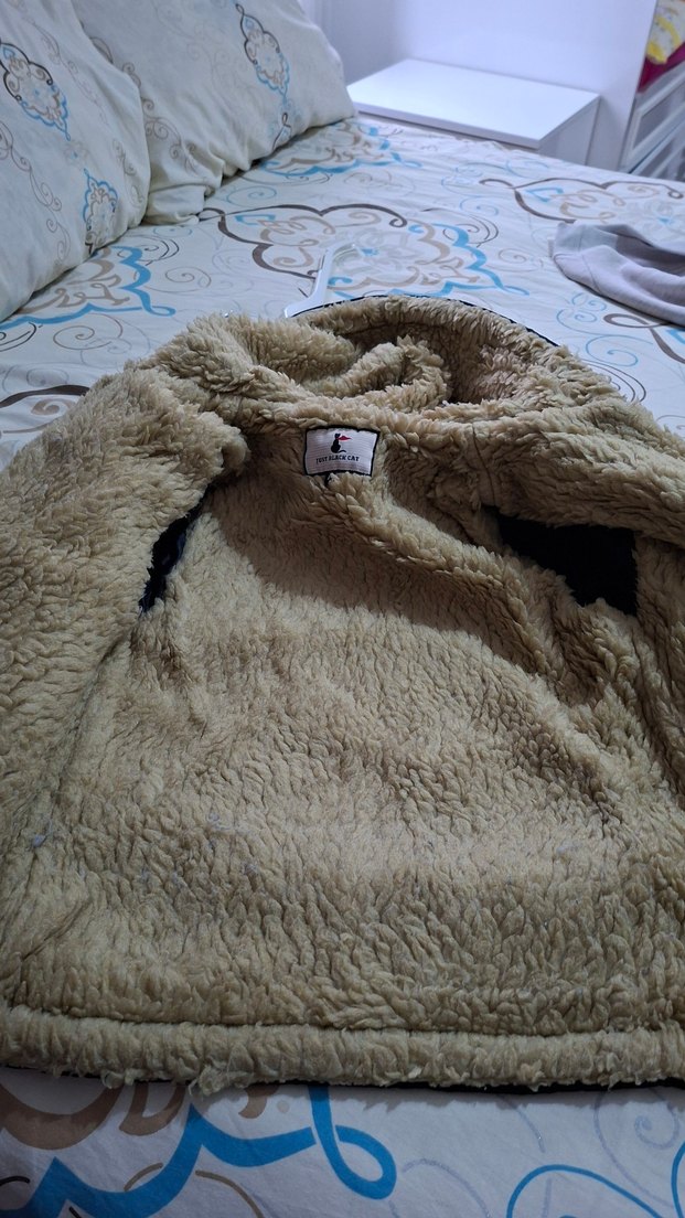 çocuk kapüşonlu Siyah Erkek Mont 5.6 yaş uygun taki hediyeli - Görsel 3