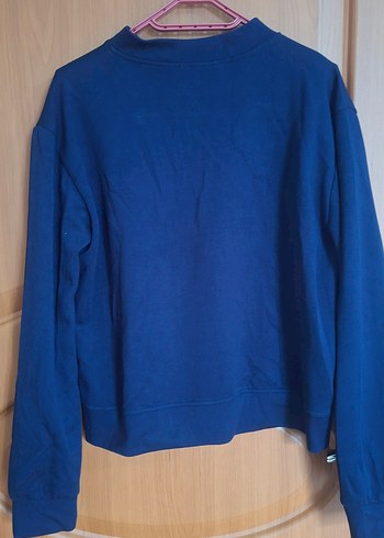 Kadın Mavi Pamuklu Ceket oysho yeni giyilmedi hediye takisi var - Görsel 5