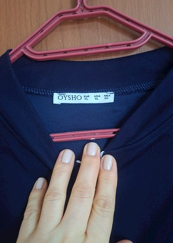 Kadın Mavi Pamuklu Ceket oysho yeni giyilmedi hediye takisi var - Görsel 3