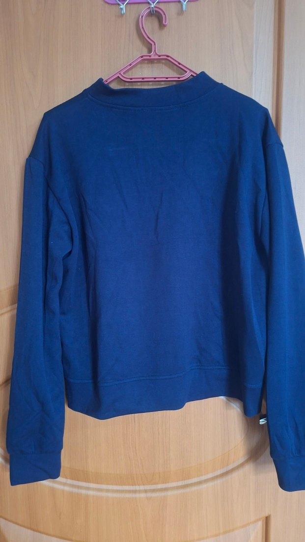 Kadın Mavi Pamuklu Ceket oysho yeni giyilmedi hediye takisi var - Görsel 5