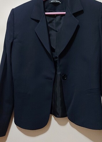 Lacivert klasik ceket - Görsel 4