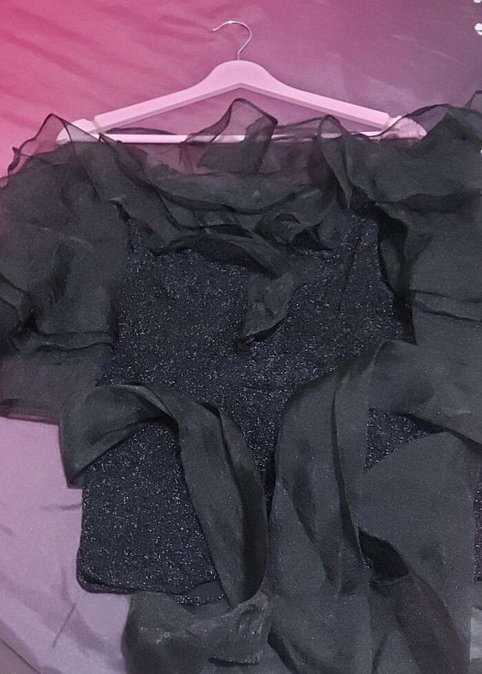 Simli bluz kararmaz taki hediyeli - Görsel 4