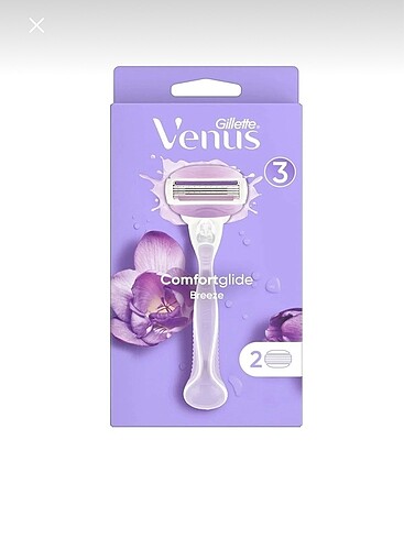  Beden Gillette Venus Comfortglide Breeze Kadın Tıraş Makinesi 2 Yedekl