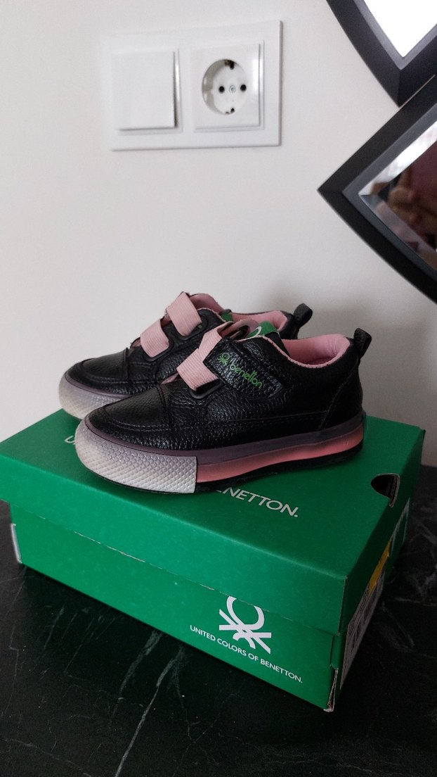 Kız Çocuk Pembe Cırtlı Günlük Spor Ayakkabı - Görsel 2