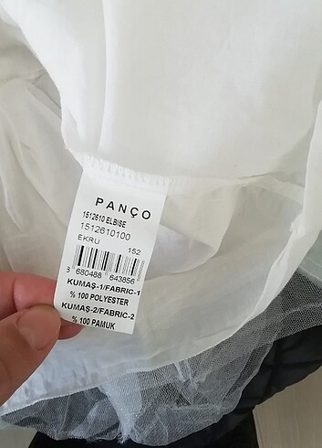 10 Yaş Beden beyaz Renk Kız çocuk beyaz elbise