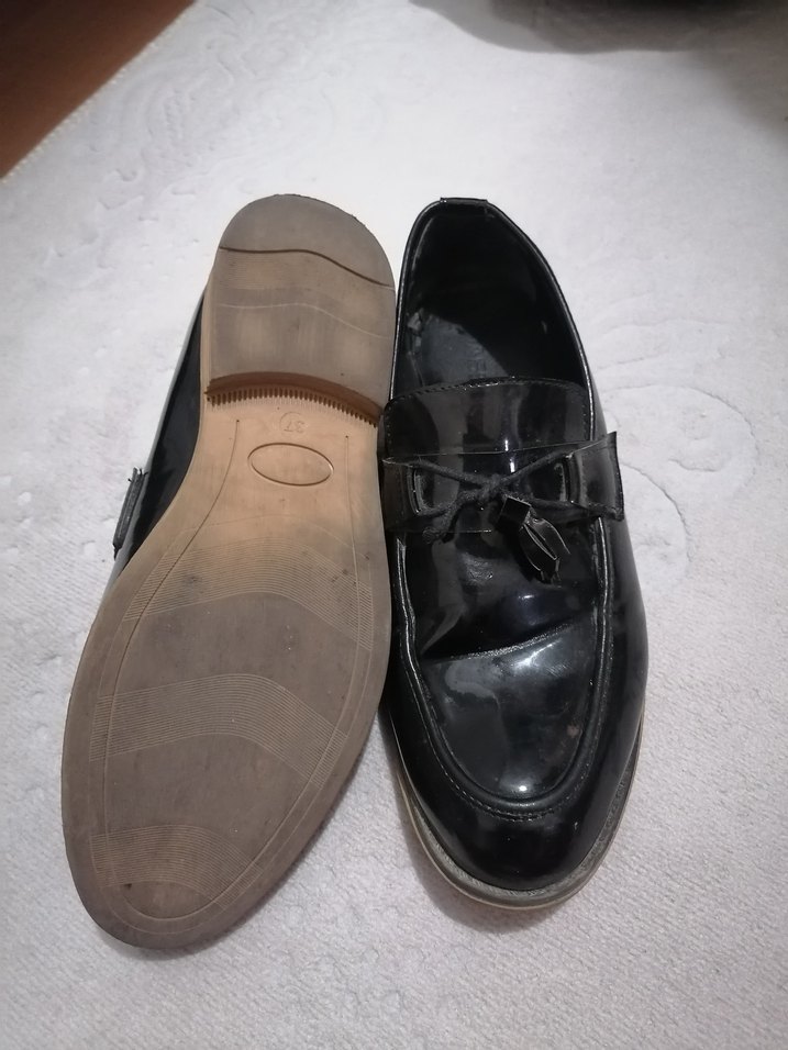 Klasik Siyah Tokalı Erkek Ayakkabı - Görsel 3