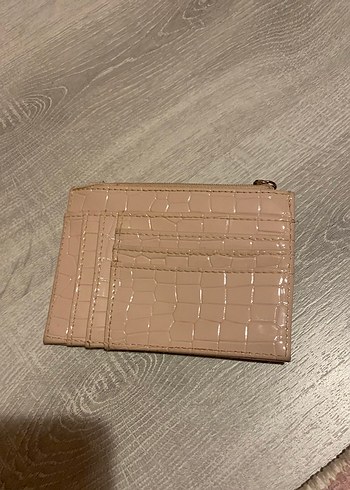 Primark Toz Pembe Parlak Yılan Desenli Deri Kadın Cüzdan