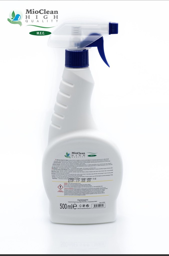 MioClean Yağ ve Kir Temizleyici Sprey - Görsel 2