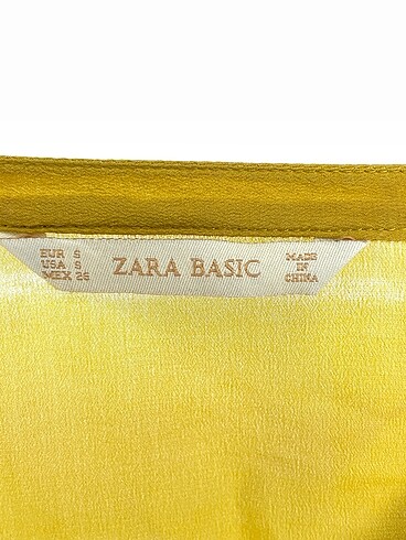 xs Beden sarı Renk Zara Gömlek %70 İndirimli.