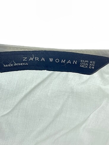 xs Beden beyaz Renk Zara Bluz %70 İndirimli.