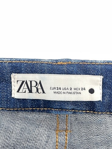 xs Beden lacivert Renk Zara Jean / Kot %70 İndirimli.