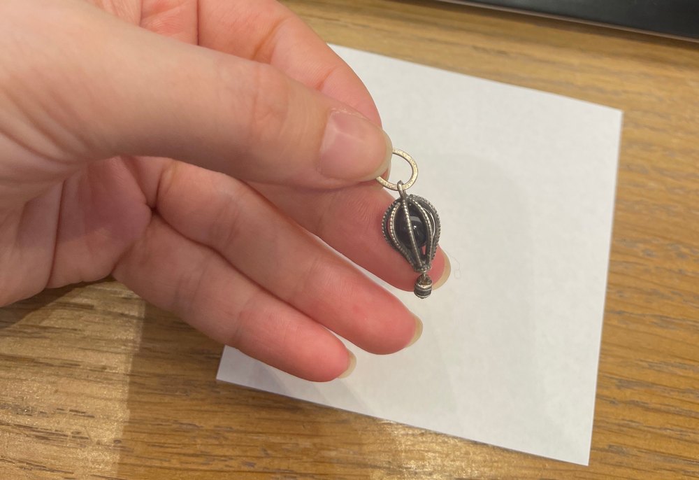 Boncuklu Bohem Turkuaz Charm - Görsel 3