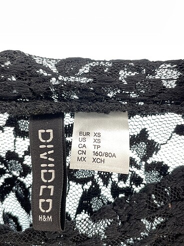 xs Beden siyah Renk H&M Bluz %70 İndirimli.