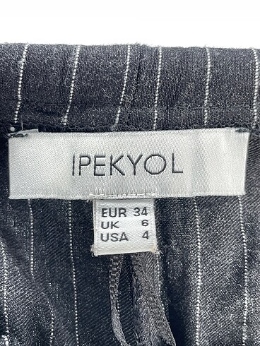 34 Beden siyah Renk ipekyol Kumaş Pantolon %70 İndirimli.