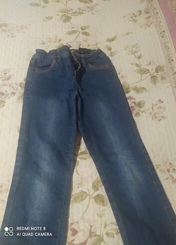 7 Yaş Beden mavi Renk Kot pantalon 