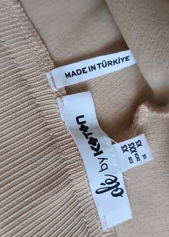 xs Beden sarı Renk KOTON Kadın Pantolon