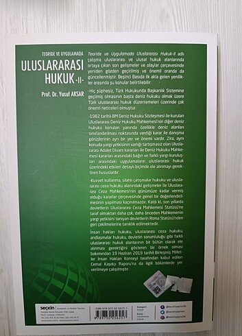 Beden Uluslararası Hukuk 2 Yusuf Aksar