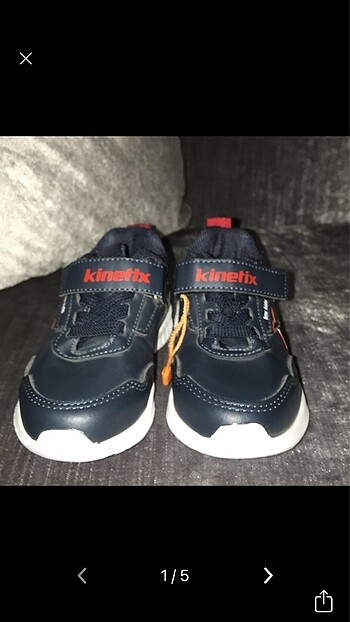 Sıfır kinetix bebek spor ayakkabısı