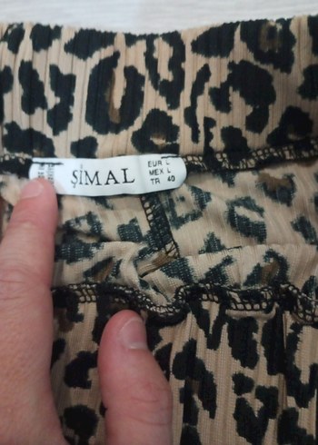 Zara Kadın Leopar Desenli Uzun Salaş Etek