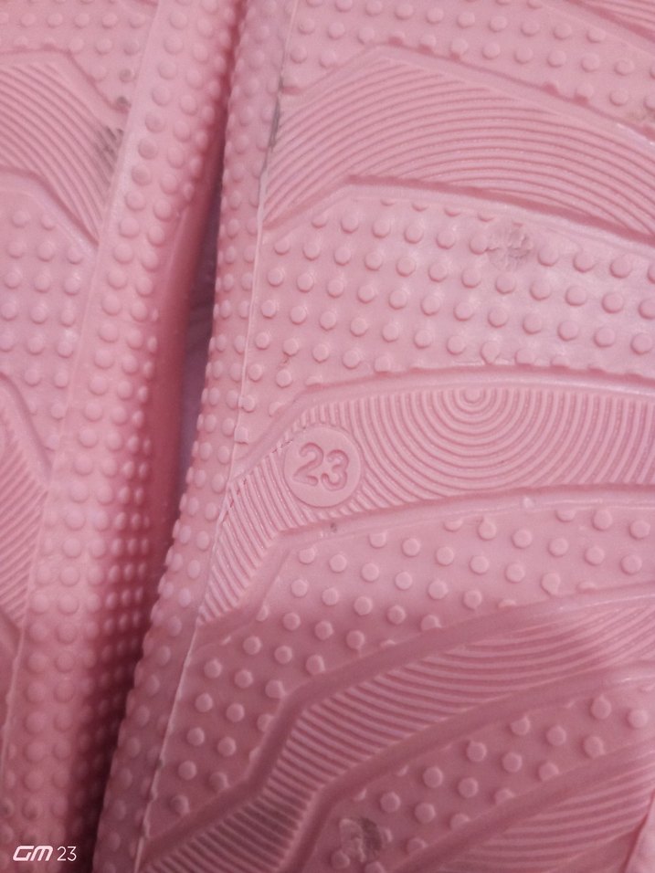 Kız Çocuk Pembe Kaydırmaz Terlik Minnie Desenli - Görsel 5