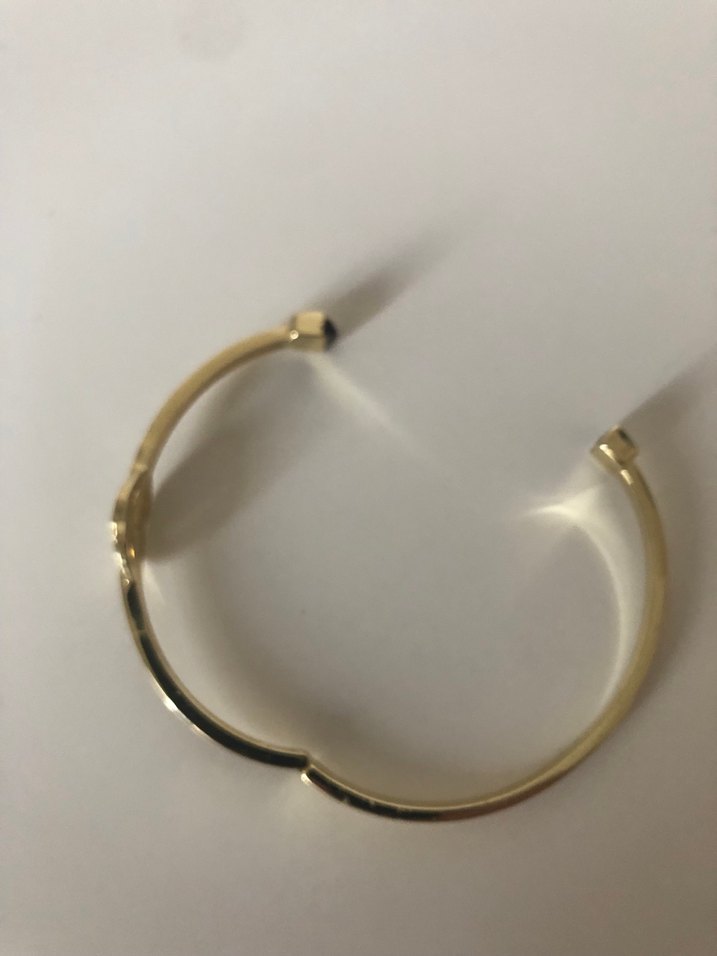 Altın Renkli Tokalı Bileklik - Görsel 3