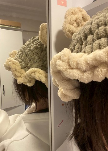 Puffy atkı bere - Görsel 10