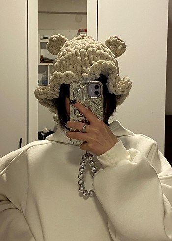 Puffy atkı bere - Görsel 8