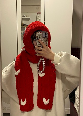 Puffy atkı bere - Görsel 12