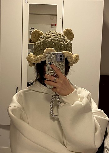 Puffy atkı bere - Görsel 11