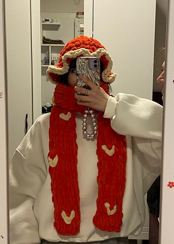 Puffy atkı bere - Görsel 4