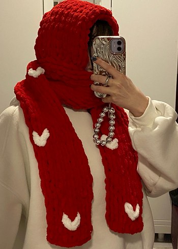 Puffy atkı bere - Görsel 13