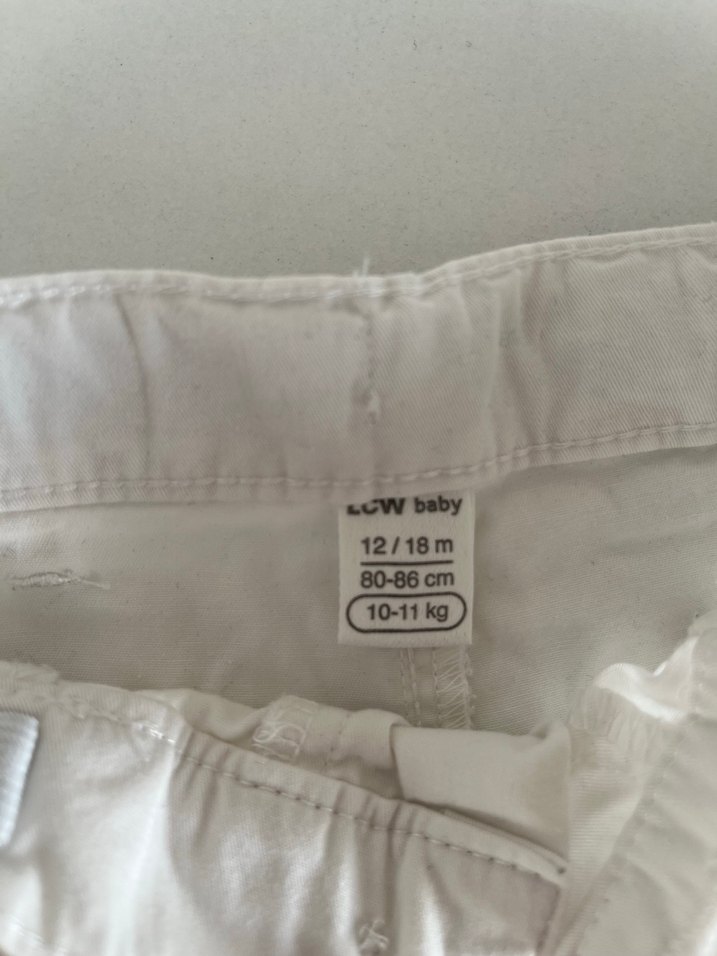 Beyaz Pamuklu Erkek Şort - Görsel 2