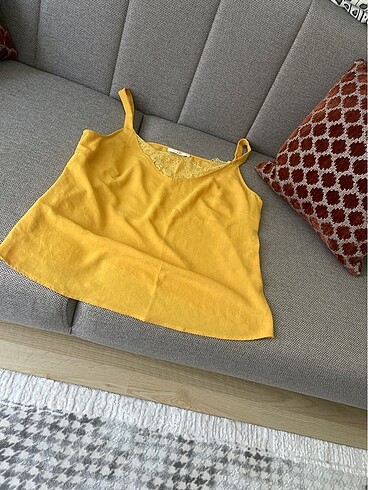 Bayan askılı bluz sıfır ürün - Görsel 4