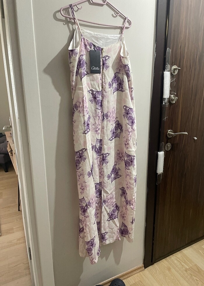 Bayan askılı elbise - Görsel 3