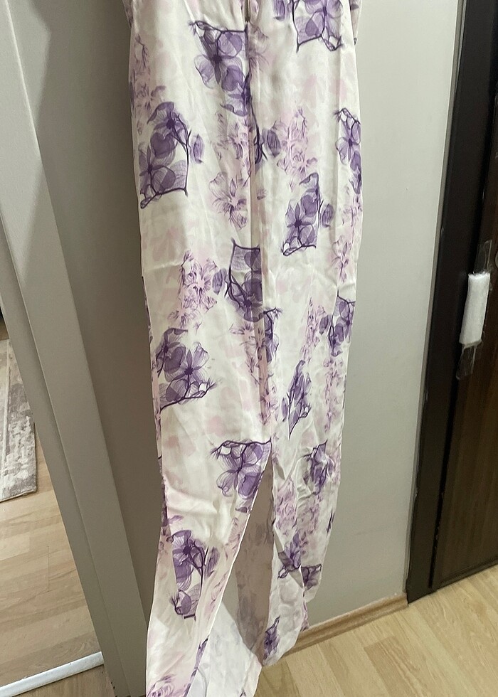 Bayan askılı elbise - Görsel 4