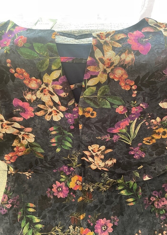 Astarlı şifon elbise - Görsel 5