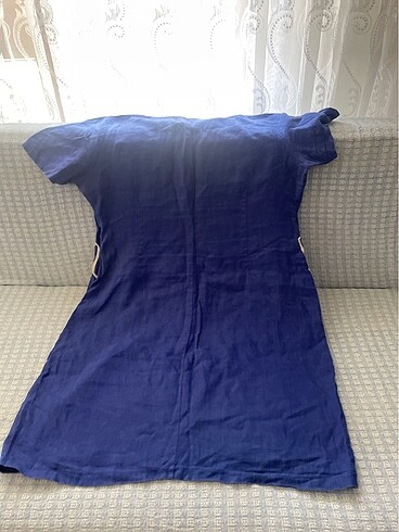 Bayan keten elbise - Görsel 5