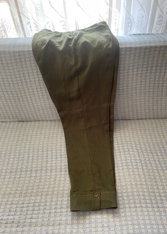 Bayan pantolon  keten - Görsel 2