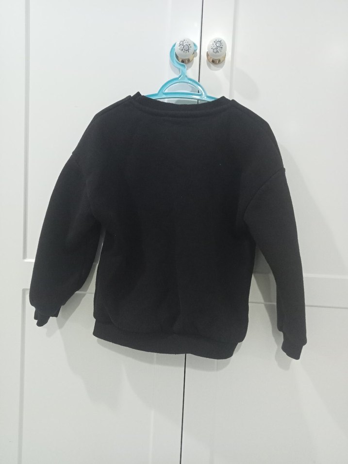 Siyah Erkek Çocuk Sweatshirt 2li - Görsel 3