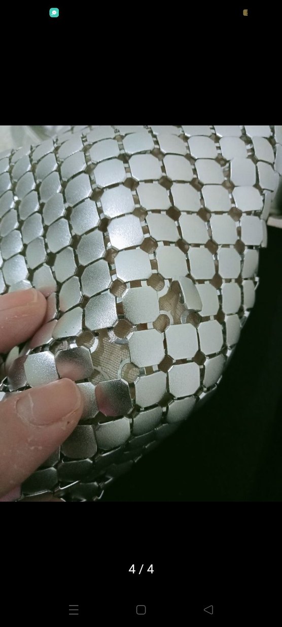 gümüş renk Kadın Çanta - Görsel 4