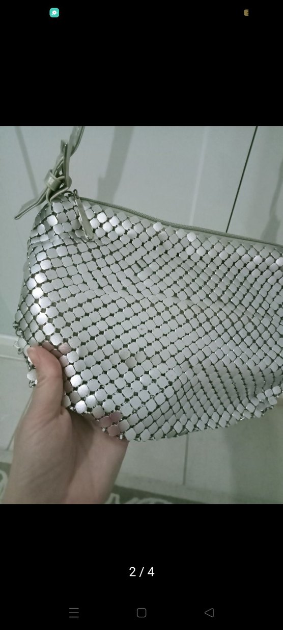 gümüş renk Kadın Çanta - Görsel 2