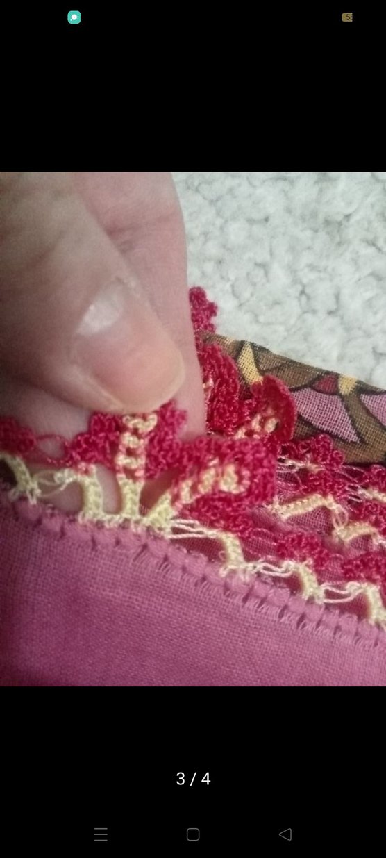 çeyizlik oyalı yemeni - Görsel 3