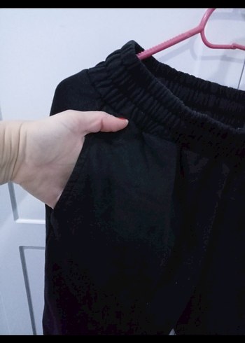 Siyah Kadın Rahat Kesim Eşofman Altı - Görsel 3