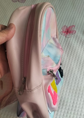Beden Pembe Pastel Renkli Çocuk kız Çantası