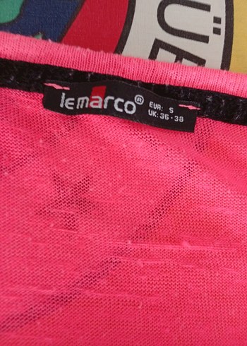 xs Beden pembe Renk Pembe Baskılı Kısa Kollu Tişört