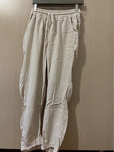 Trendyol & Milla Trendyolmilla bej keten pantolon