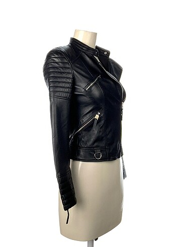 Zara Deri Ceket %70 İndirimli. - Görsel 2