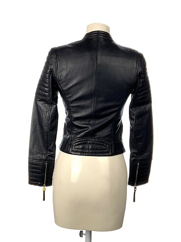 Zara Deri Ceket %70 İndirimli. - Görsel 3