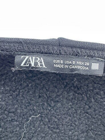 s Beden siyah Renk Zara Sweatshirt %70 İndirimli.