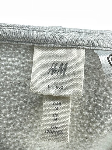m Beden gri Renk H&M Sweatshirt %70 İndirimli.